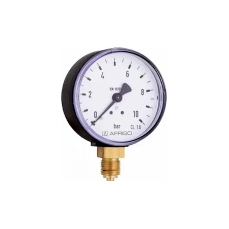 Manometr standardowy RF 100, D201 Fi 100 mm 0÷1,6 bar G1/2" rad kl. 1,6 Afriso 85211201