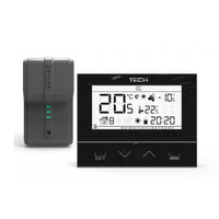 Regulator pokojowy bezprzewodowy ST-292 v2 czarny Tech WG.11.0426