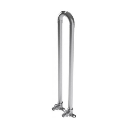 Kolano zespolone z niklowaną rurką 16 mm L= 300 mm KAN-therm ultraLINE 2509071007