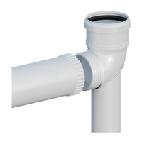 Kolano kominowe skręcane 60 mm 87 st. na podstawie z przedłużeniem 0,5 m Ricom 10060PBS2