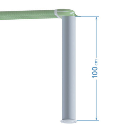 Przedłużenie do skrzynek rozprężnych PVC 100 cm Pe-flex