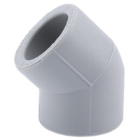 Kolano zgrzewane PP-R 50 mm 45 st. VESBO PP 308-50-V