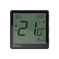 Interntetowy regulator temperatury podtynkowy ZigBee EONE230B czarny Engo 932342632