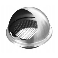 Czerpnia ścienna VLB 160 mm z okapnikiem INOX