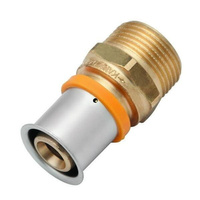 Złączka mosiężna GZ 25 x 1" KAN-therm ultraPRESS 1009045013