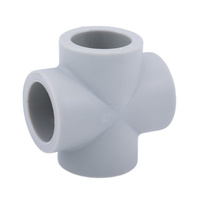 Czwórnik zgrzewany PP-R 20 mm VESBO PP 404-20-V