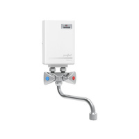 Elektryczny przepływowy ogrzewacz 3,5 kW Perfect nadumywalkowy z baterią 230 V Wijas PERFECT 350