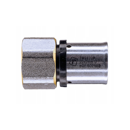 Złączka zaprasowywano-nakrętna GW mosiężna 20 x 3/4" Tweetop 06011317