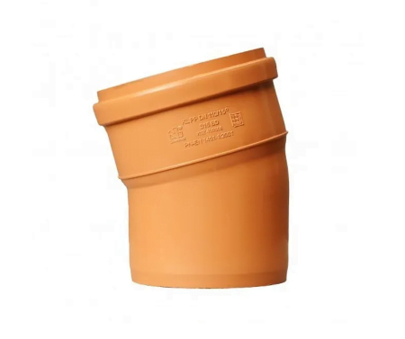 Kolano kanalizacji zewnętrznej PVC 110/15 DYKA 4603010