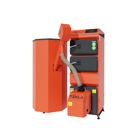 Kocioł automatyczny z samoczyszczącym palnikiem na pellet DRACO BIO D 30 kW TOUCH Tekla KB-900021